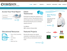 Tablet Screenshot of envirosouth.com